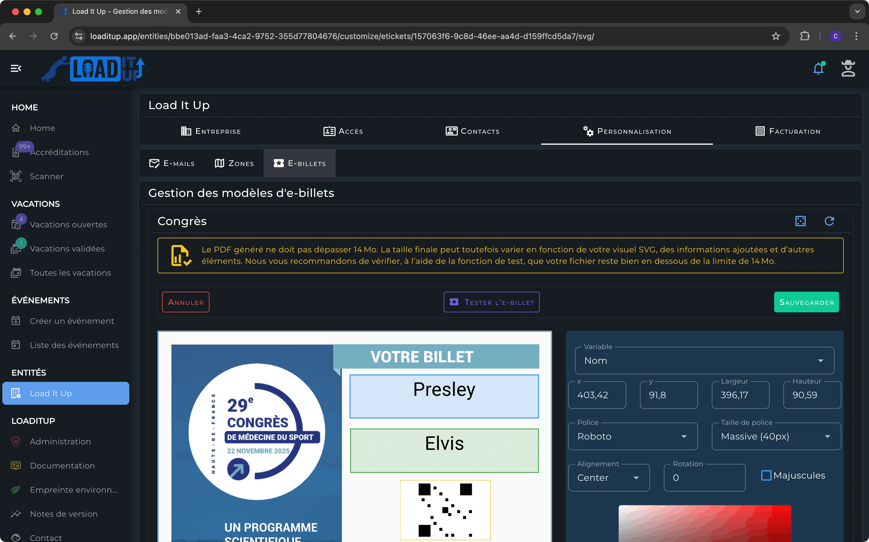 e-Billetterie